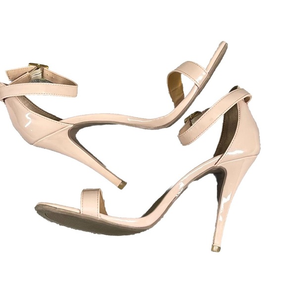 Madden Girl Womens Dafney Nude Cream Stiletto Peeptoe Ankle Strap Size 10M - Picture 3 of 10